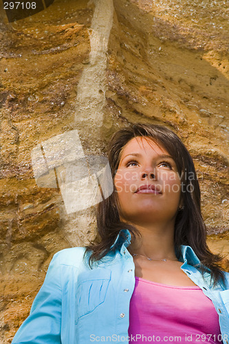 Image of Outdoor woman portrait
