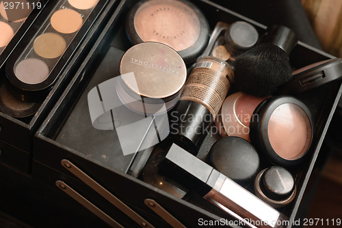 Image of Set of professional make-up palette