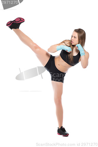 Image of Young sporty woman