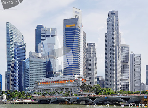 Image of Singapore city skyline