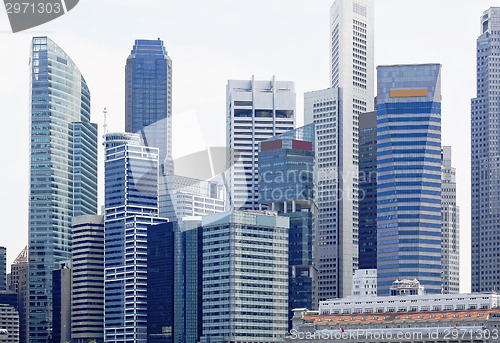 Image of Singapore city skyline