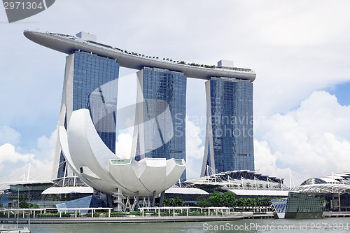 Image of Singapore city skyline