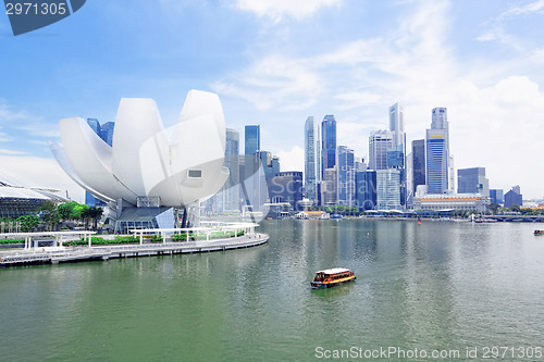 Image of Singapore city skyline