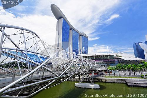 Image of Singapore city skyline