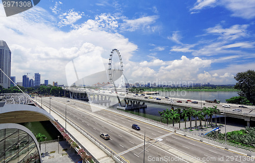 Image of Singapore city skyline