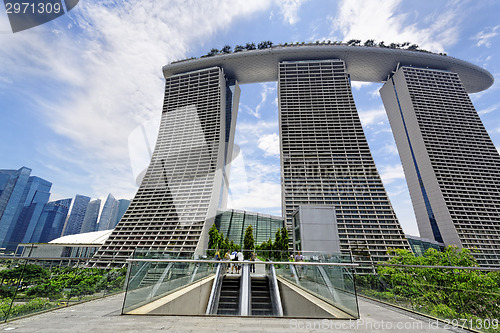 Image of Singapore city skyline