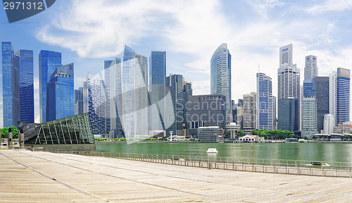 Image of Singapore city skyline