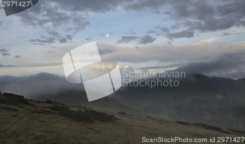 Image of Sunrise on the mountain