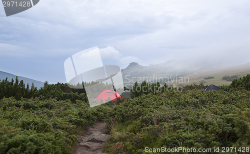 Image of Tent of travelers