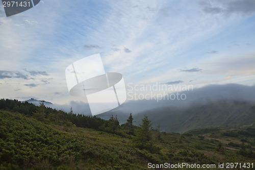 Image of Sunrise on the mountain