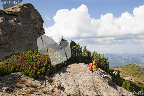 Image of Little hikers enjoying the view
