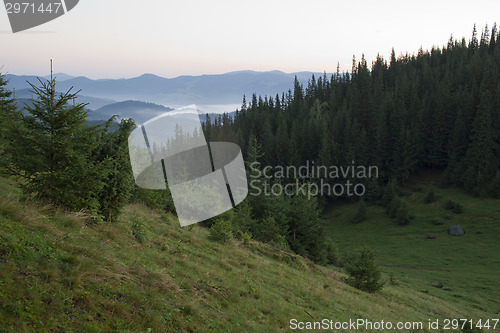 Image of Sunrise on the mountain