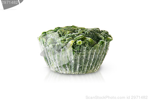 Image of A Block Of Frozen Spinach