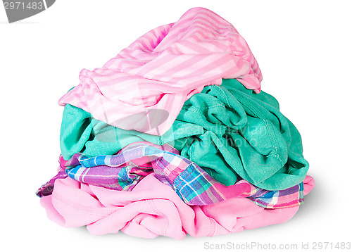 Image of Heap Of Crumpled Clothes