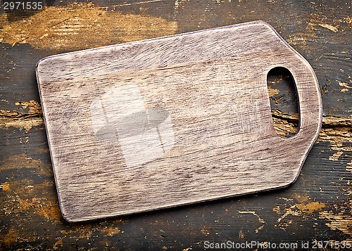 Image of old wooden cutting board