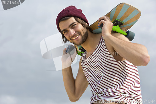 Image of Skateboarder Portrait