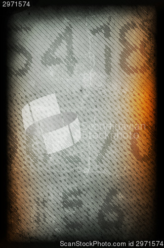 Image of Old printed wall texture, creative template