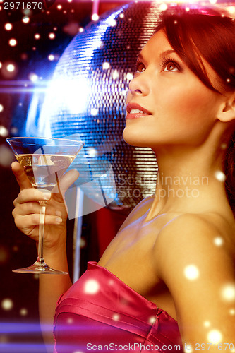 Image of woman with cocktail