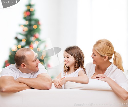 Image of happy family at home