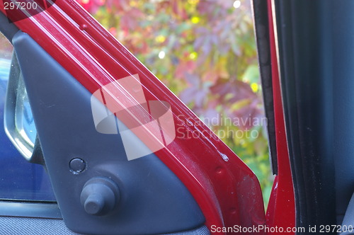 Image of Open car door