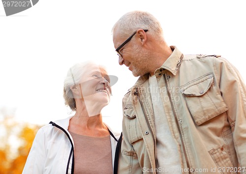 Image of senior couple in park
