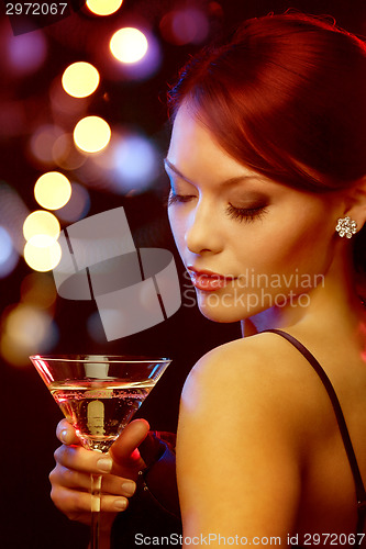 Image of woman with cocktail