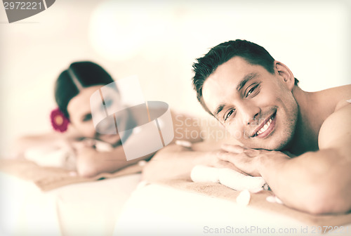 Image of couple in spa