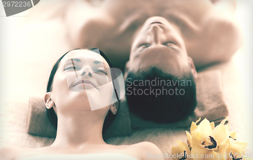 Image of couple in spa