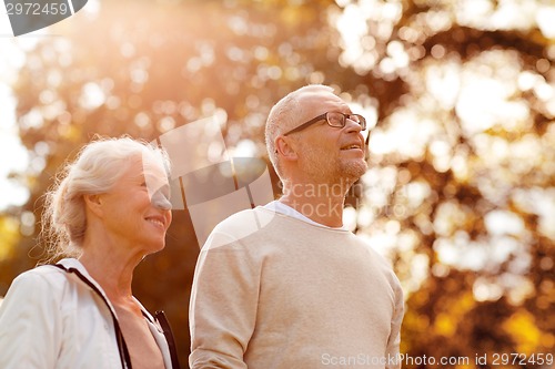 Image of senior couple in park