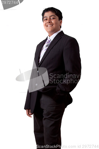 Image of Indian Teenager in a Suit