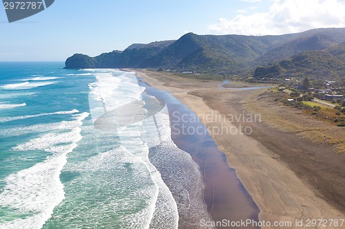 Image of beach in new zealand