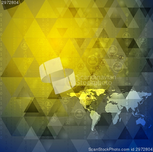 Image of Bright technology background