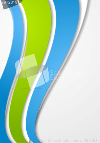 Image of Colourful waves background