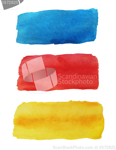 Image of Bright watercolor banners
