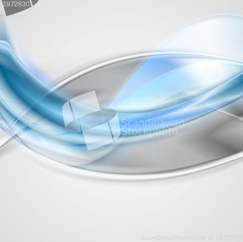 Image of Bright waves background. Gradient mesh and blend included