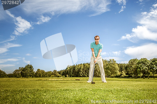 Image of golf player