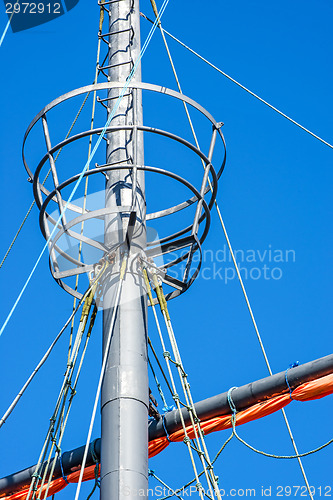 Image of Crows nest of a sailing ship