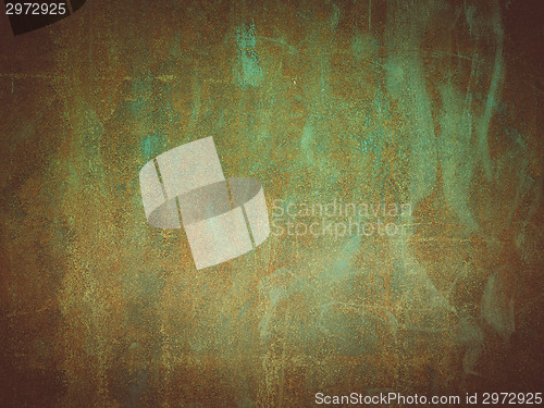 Image of Retro look Rusted steel