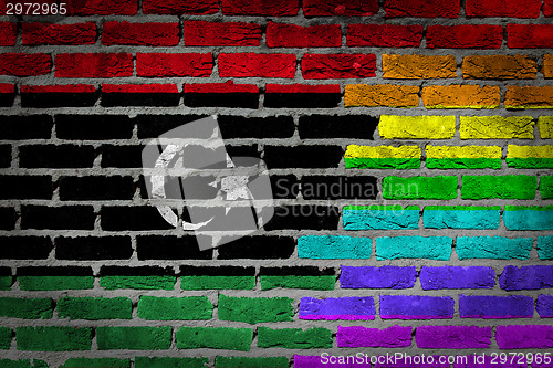 Image of Dark brick wall - LGBT rights - Libya