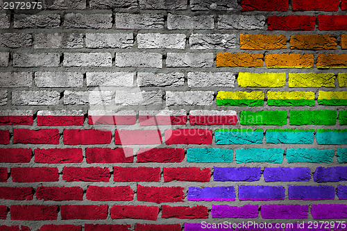 Image of Dark brick wall - LGBT rights - Poland