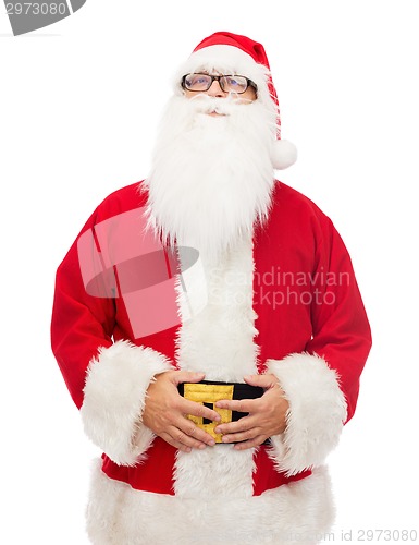 Image of man in costume of santa claus