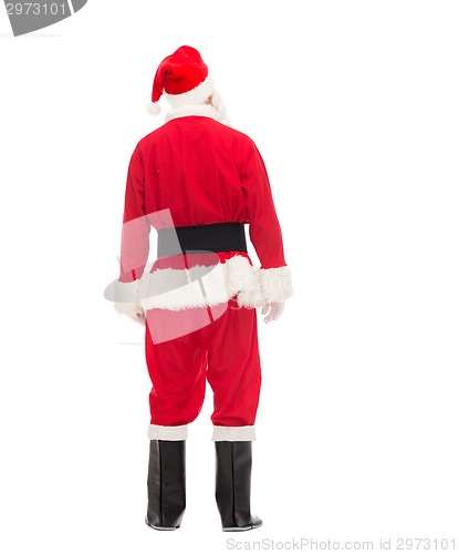 Image of man in costume of santa claus