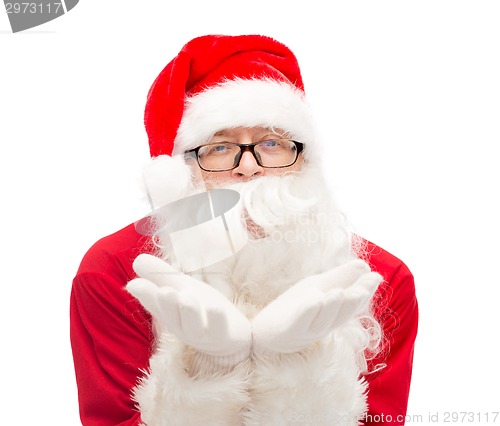 Image of man in costume of santa claus