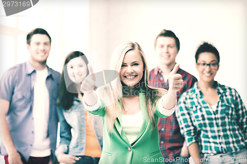 Image of group of students at school