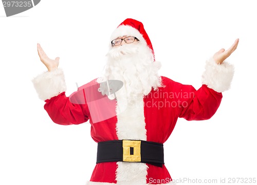 Image of man in costume of santa claus