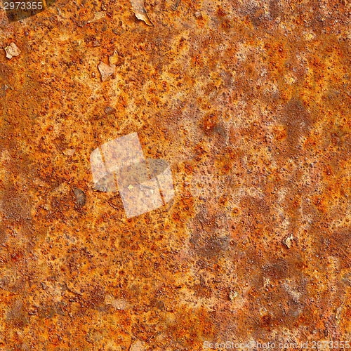 Image of Seamless texture of rusty metal surface. Grunge photographic pat