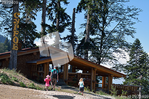 Image of Mountain restaurant "Sugrob" in Krasnaya Poliana, Sochi, Russia