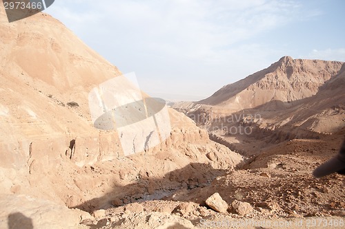 Image of Vacation in Judean desert landscape of Israel