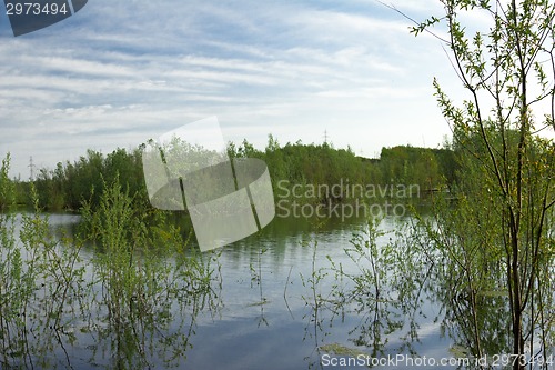 Image of spring flood.