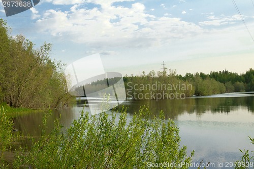 Image of spring flood.